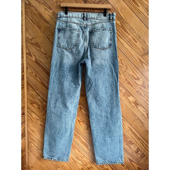 REVICE Denim Super 80s High Rise Straight Leg Distressed Jeans Size 29 - Picture 2 of 8